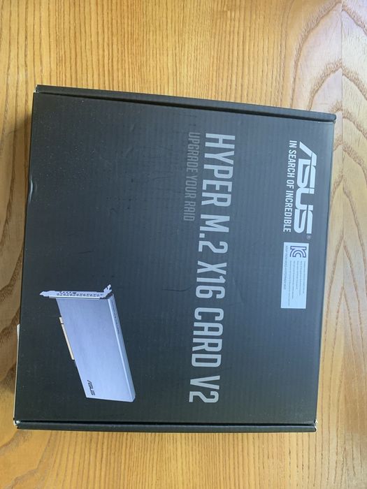 Asus Hyper M.2 x16 Card V2 карта розширення для М2 науопичувачів