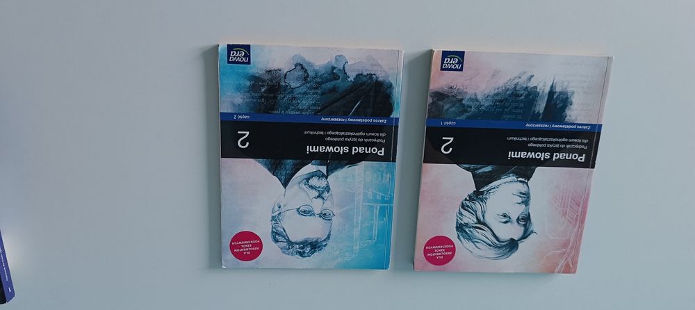 Zestaw podręczników ponad słowami 2 cześć 1 i 2