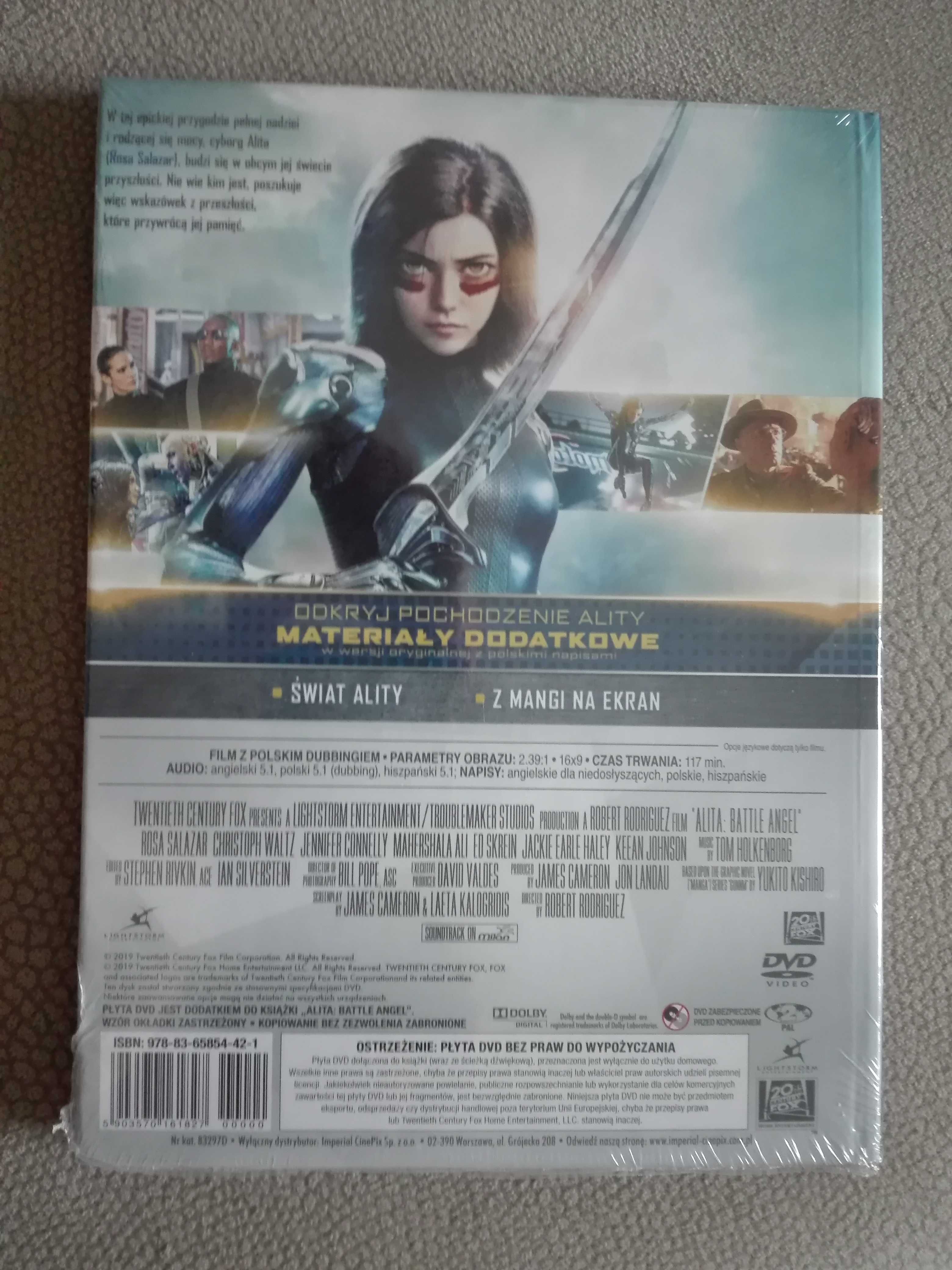 Alita: Battle Angel (DVD + Książka + Dodatki)