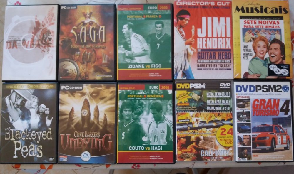 DVDs / PC CD-ROM 2 euros