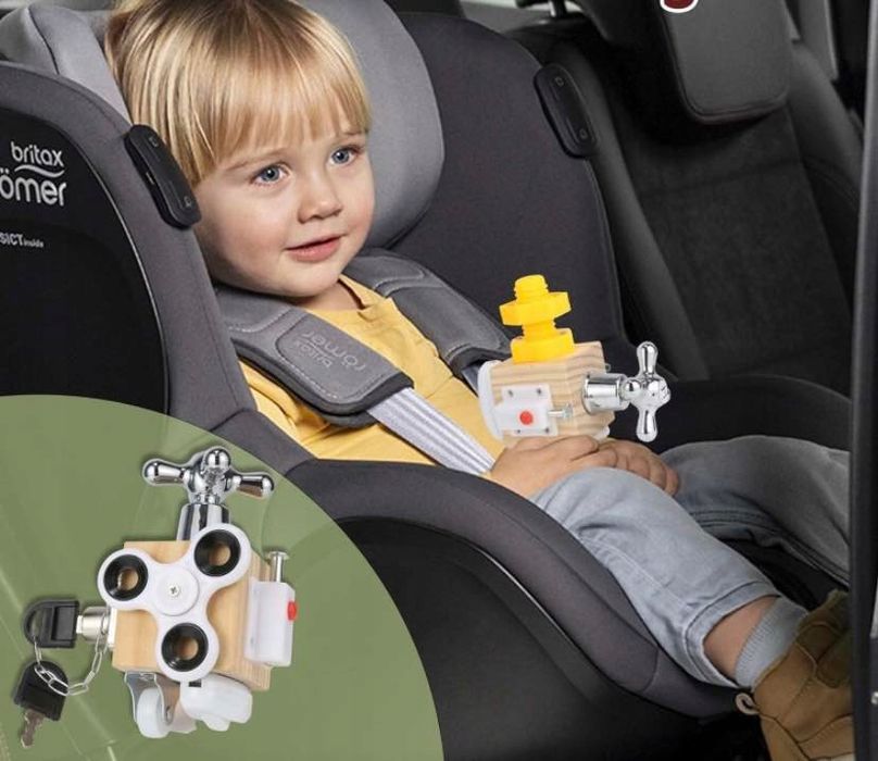 Sensoryczna Zabawka Edukacyjna Manipulacyjna 6W1  Dla Dzieci