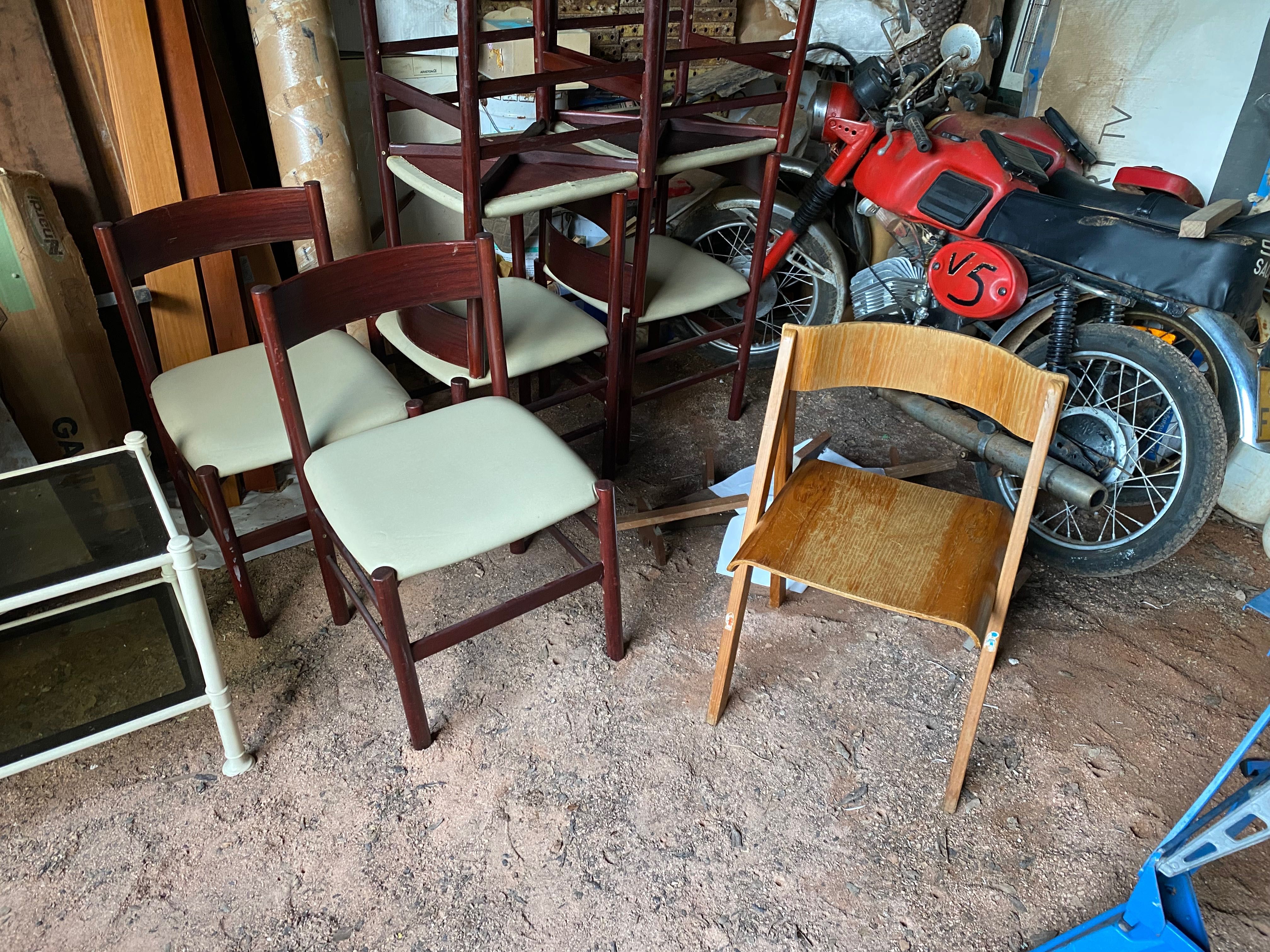 Cadeiras Design Anos 60 interforma 6 unid. 78 cm Arq. José Cruz