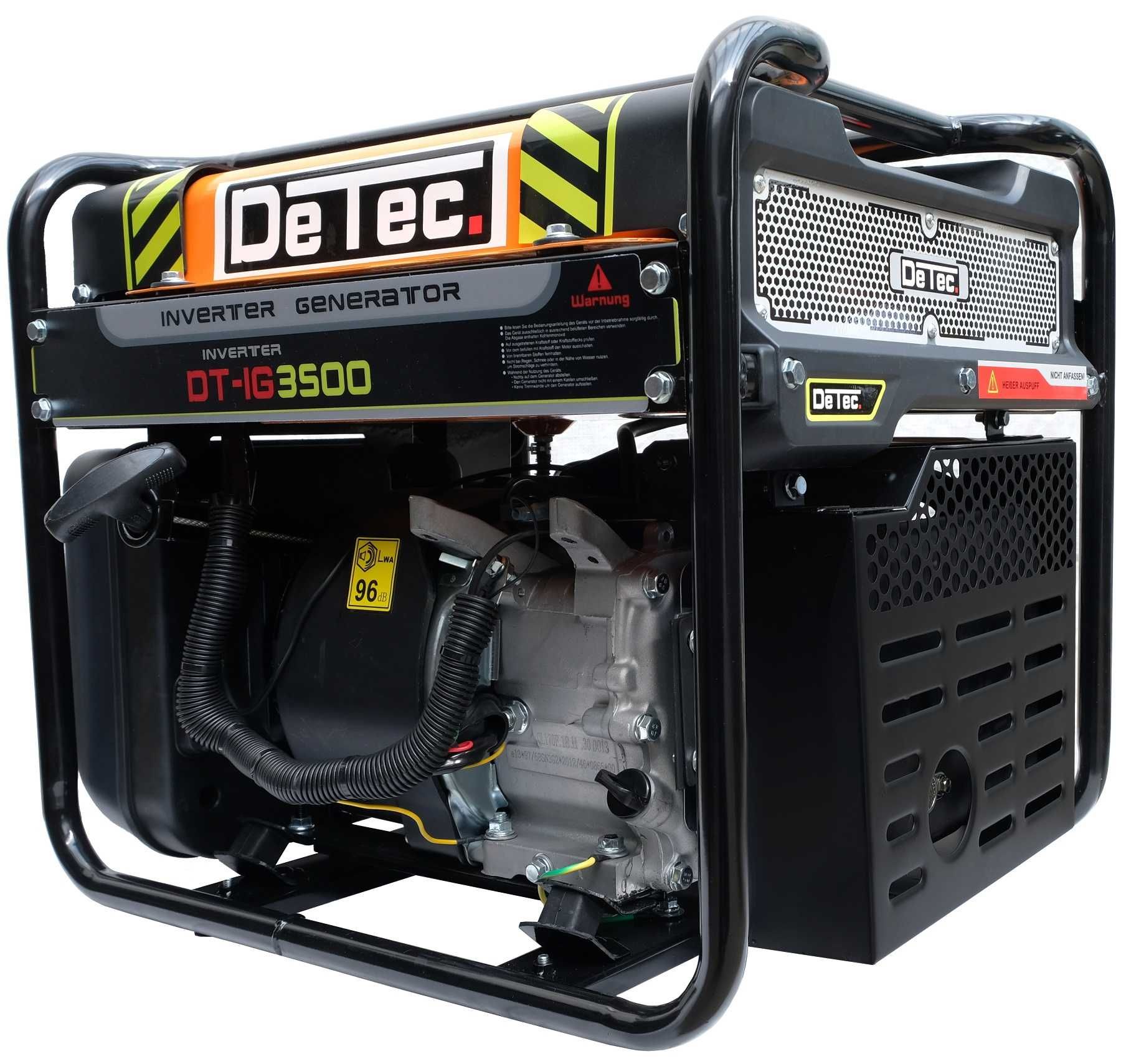 Agregat prądotwórczy - Generator - DeTec DT-IG3500 INWERTER Moc 3,5 kW