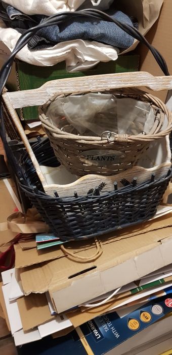 Koszyczki na prezent i do wsadzenia kwiatka lub wykorzystanie doprezen