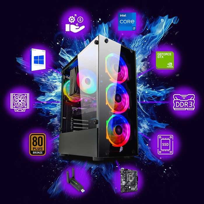 ПК для ігор | GTX 1060 6GB | i7 | 16GB | SSD + HDD | Win10 + Гарантія