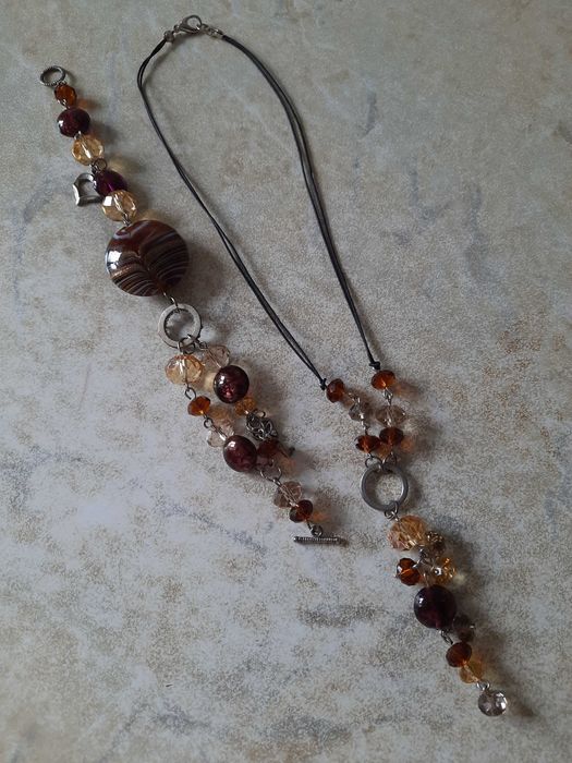 Комплект браслет и подвес