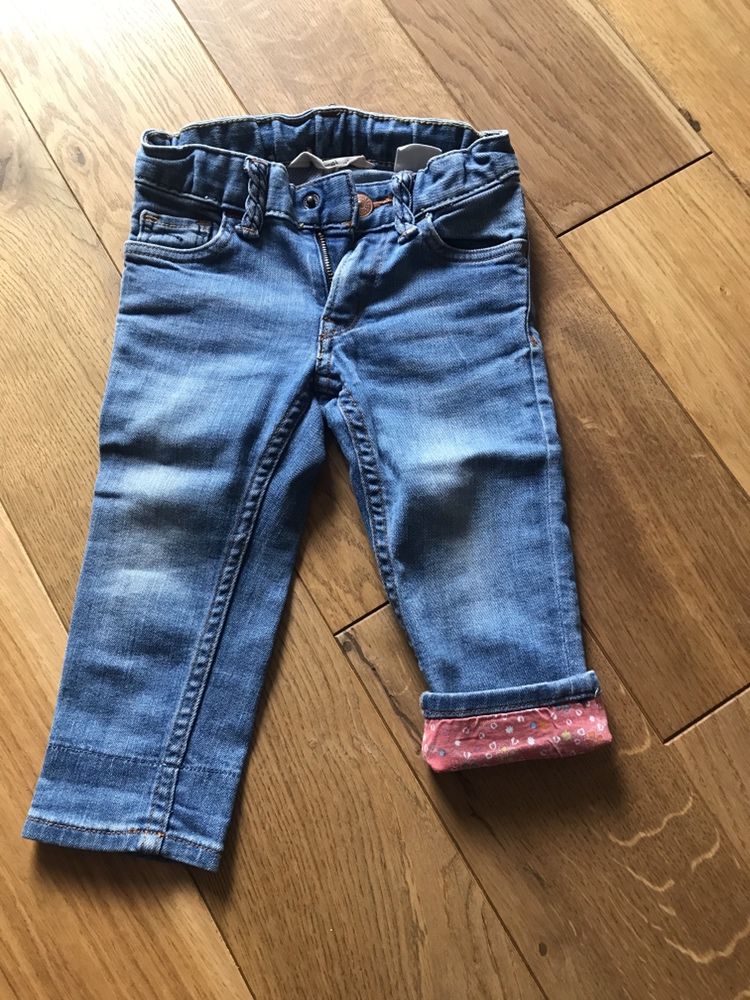 Spodnie jeansowe dla dziewczynki r 92