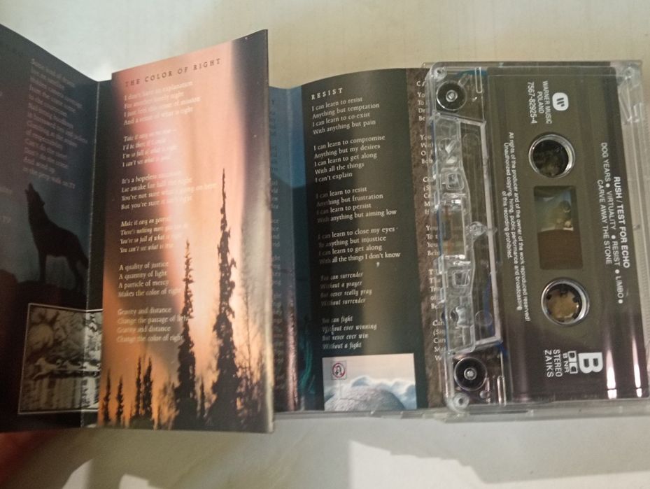 RUSH - Test for echo  kaseta