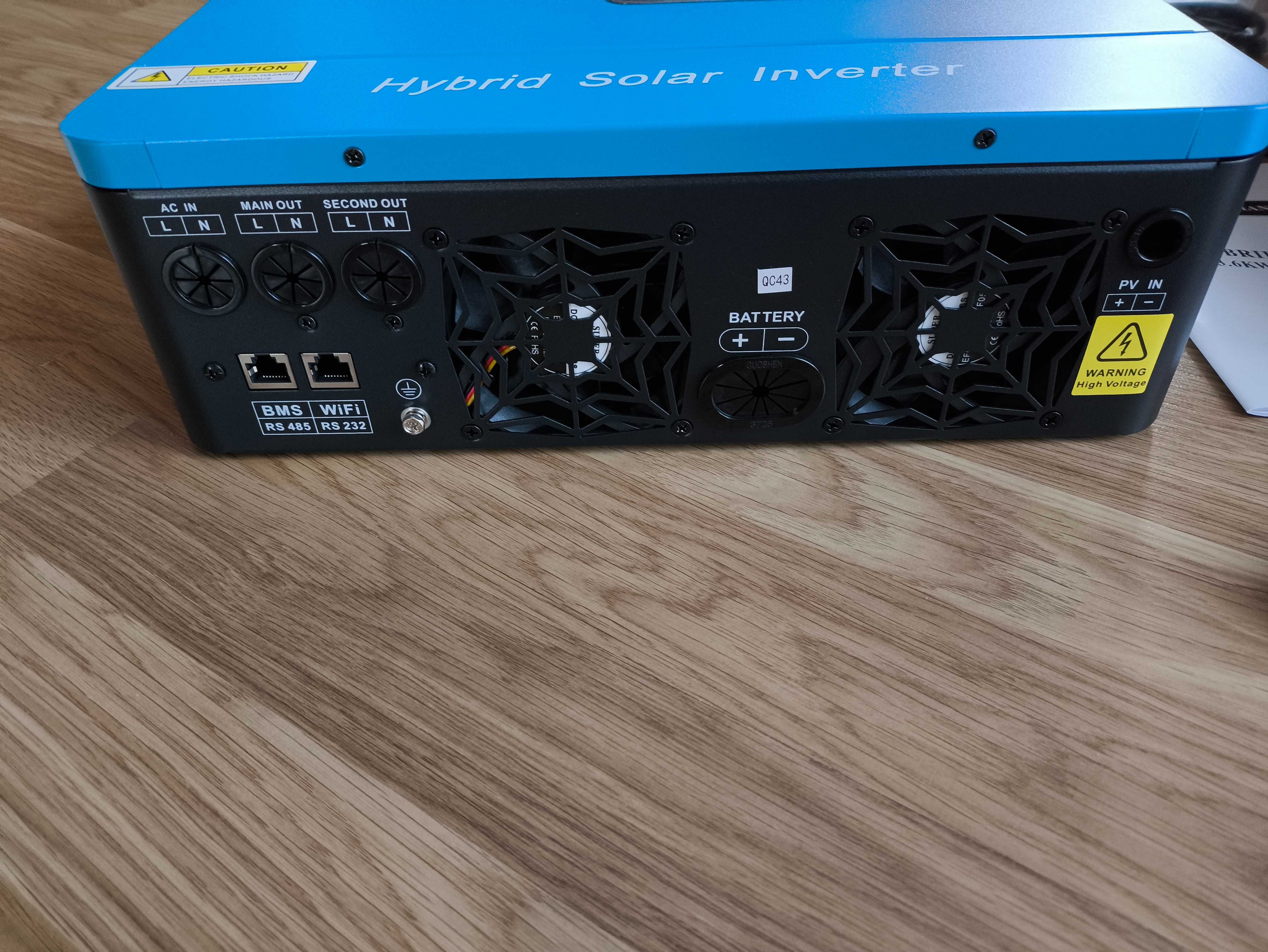 Inwerter falownik hybrydowy off grid 6.2 kW 48V 1-faza