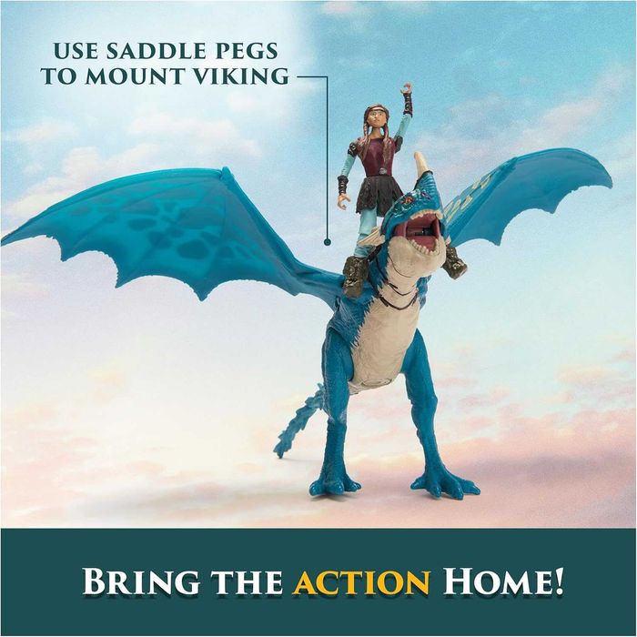 Dreamworks Dragons How to Train Your Dragon Deadly Nadder and Astrid