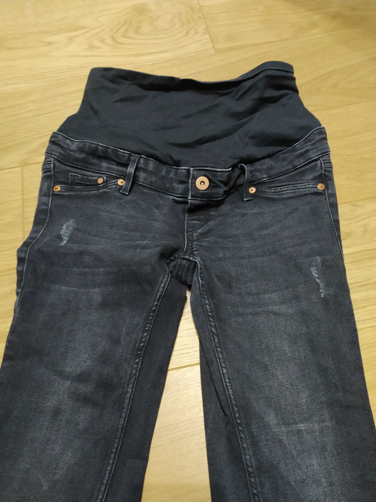 Spodnie jeans dżinsy ciążowe Mama h&m r.34