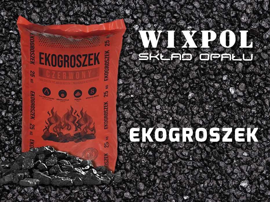EKOgroszek 1250zł Hurtownia Opału WIXPOL BIG BAG Worek 25 kg