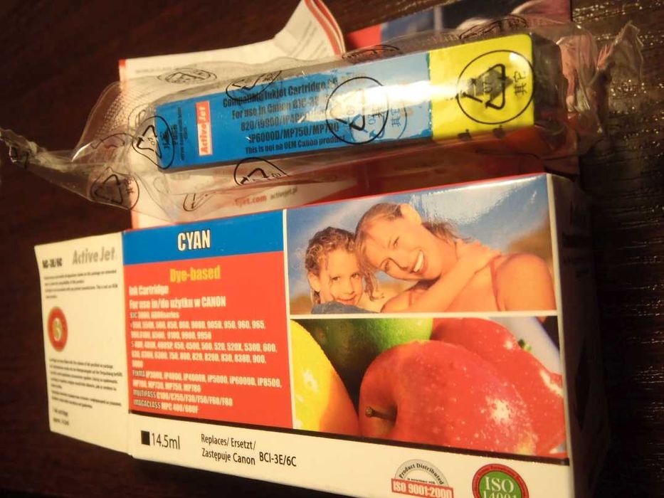 Tusz Canon BCI-3E/6C cyan 2 sztuki