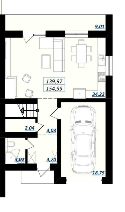 Продається Зданий Будинок/Таунхаус 145 м2 з гаражем у Вовчинцях!!!