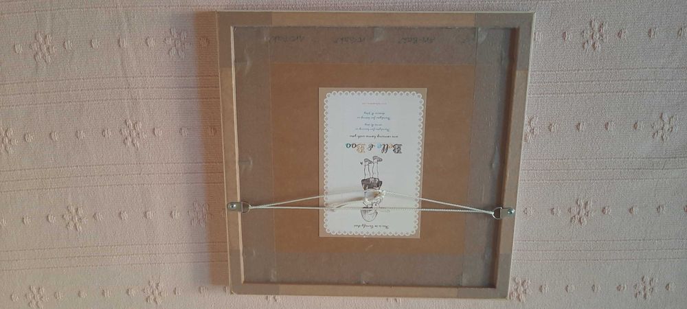 Gravura Belle e Boo com certificado emoldurada