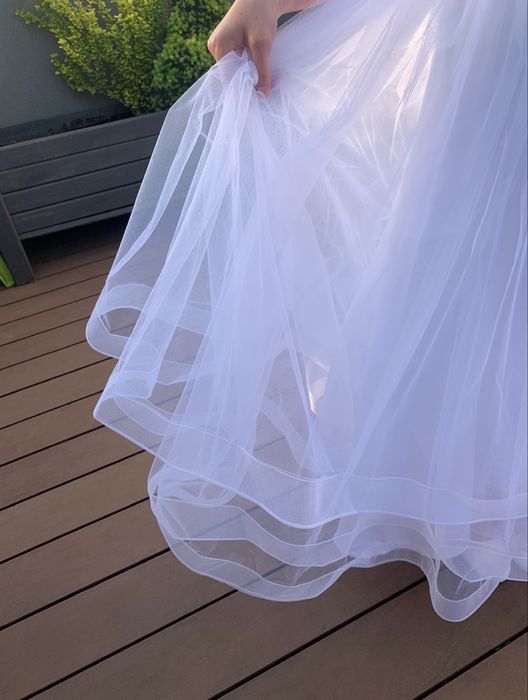 Sukienka  biala komunia