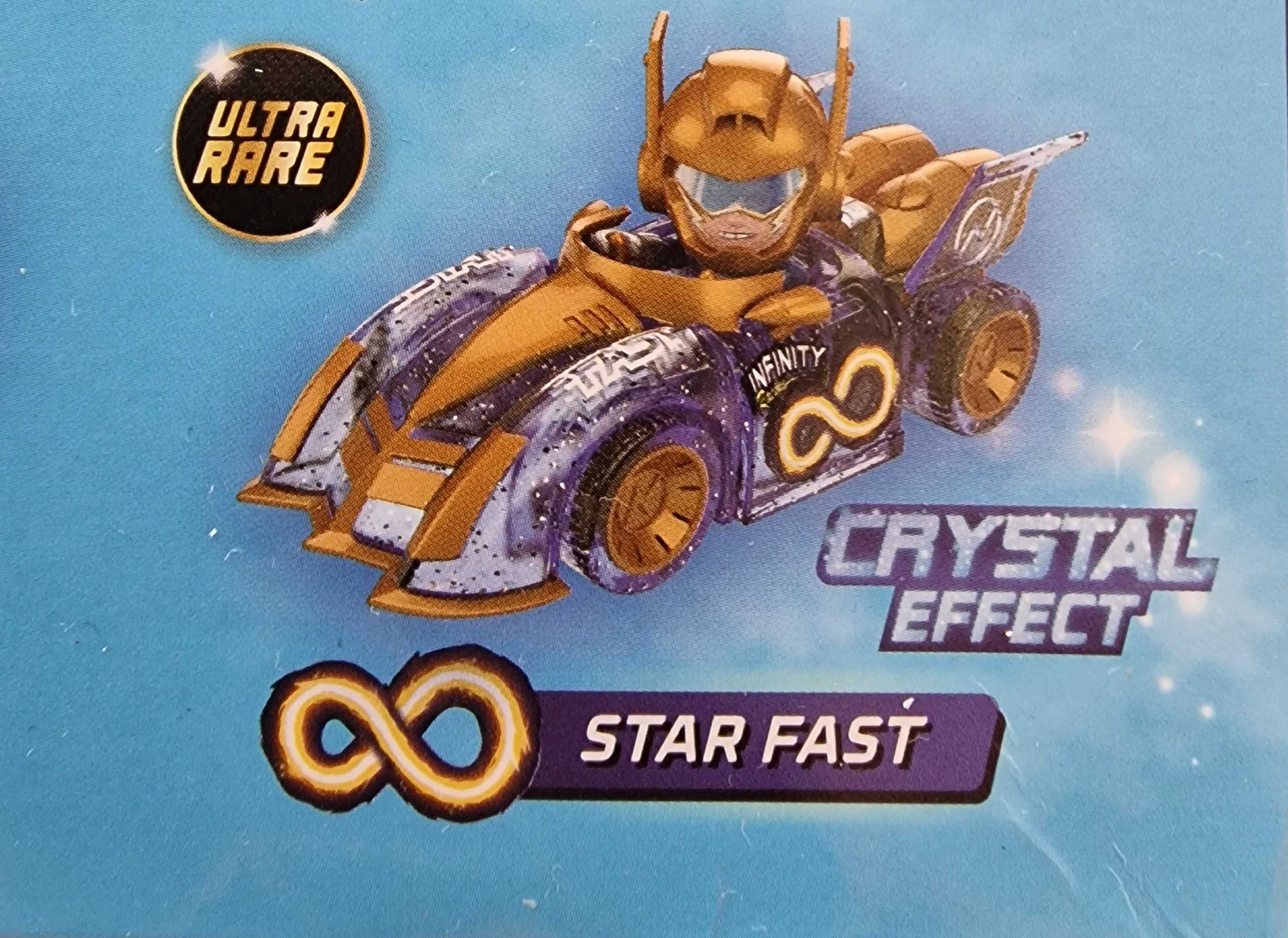 auto CRYSTAL Efekt ULTRA RARE unikat T-Racers seria 6  Light Speed