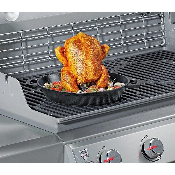 Stojak do kurczaka, śred. 28 x 9,5 cm, 0,1 l, żeliwo BBQ / Kuchenprofi
