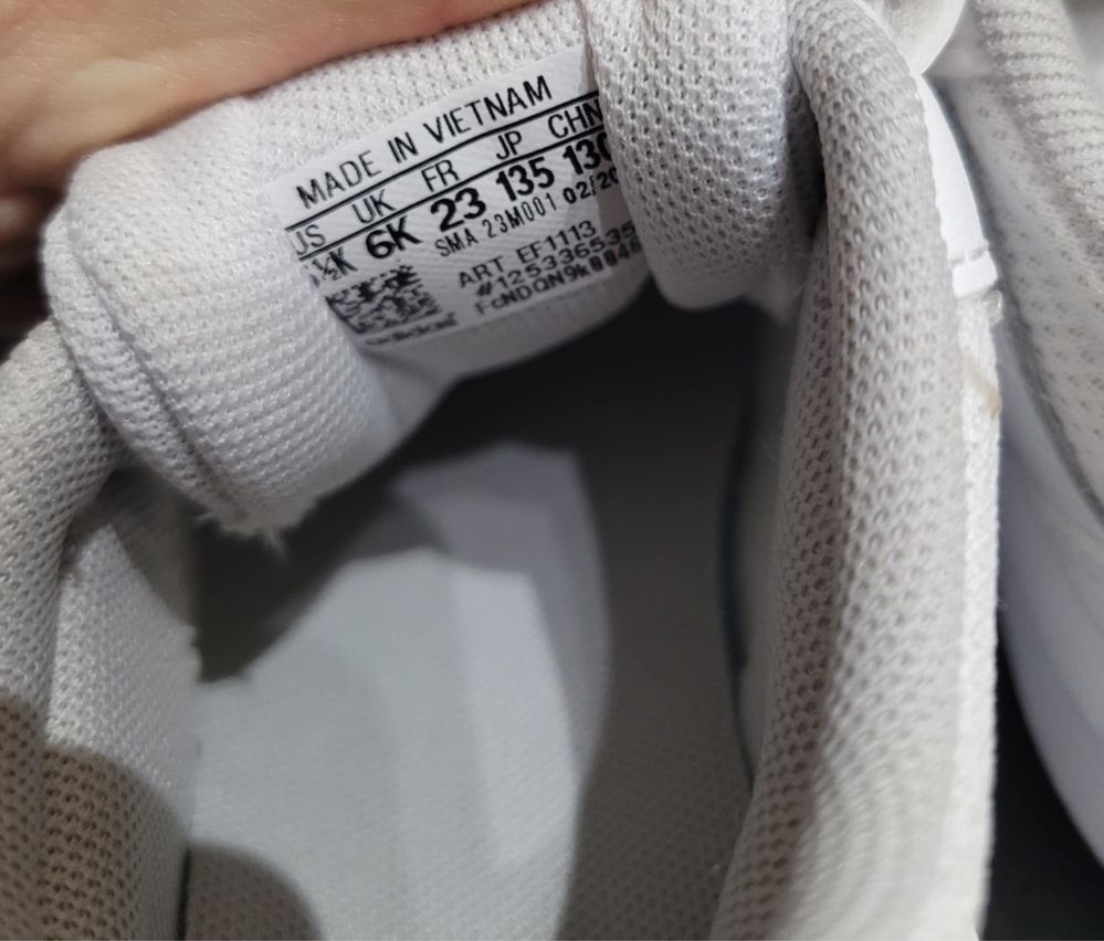 buty adidas biało-różowe