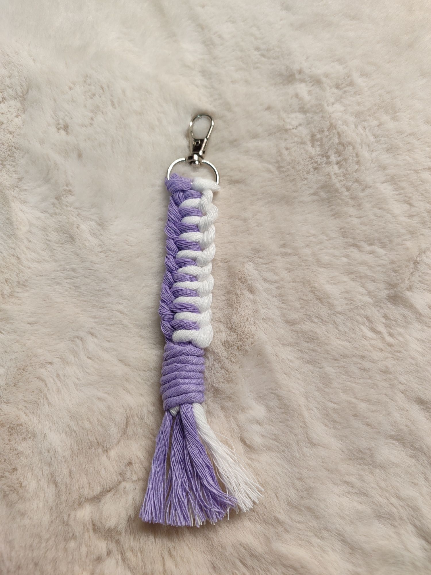 Porta chaves macramé