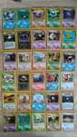 Pokemon karty, Neo discovery zestaw kart, Pokemon TCG vintage wizards