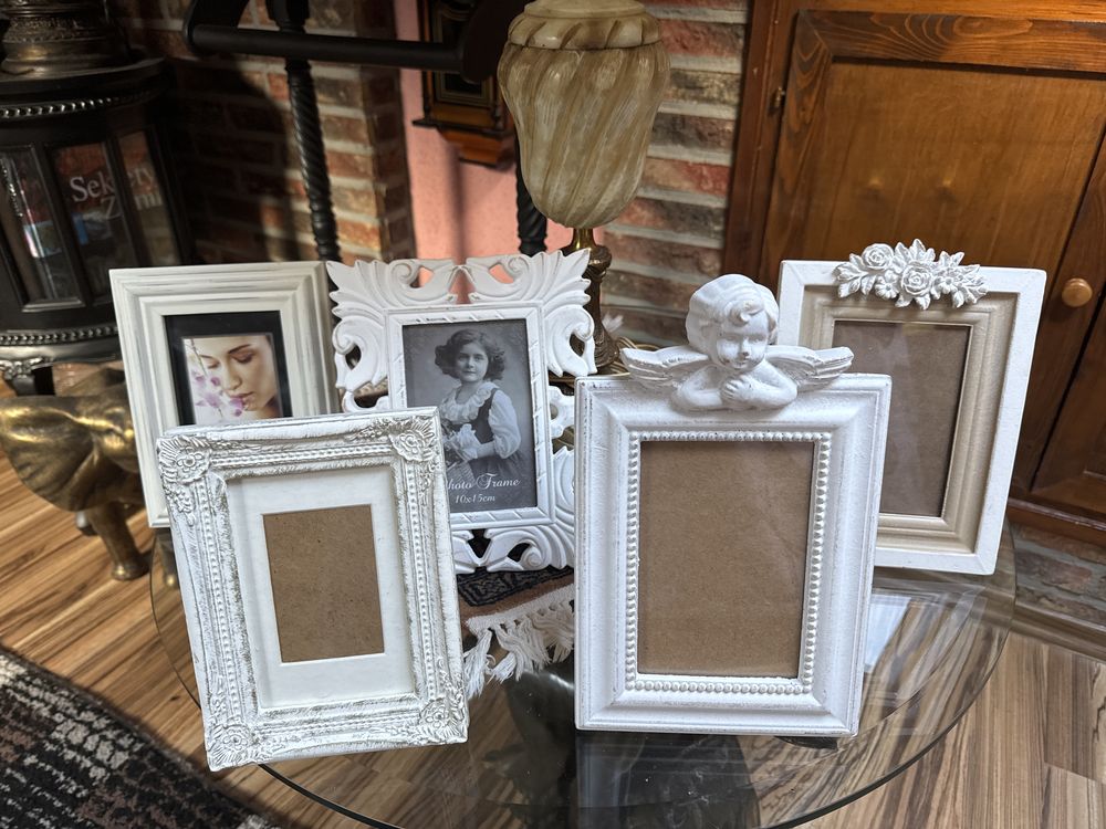 Kolekcja drewnianych ramek Vintage Boho ramka na zdjecie