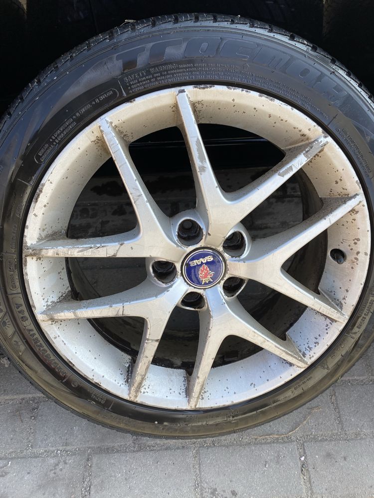 Alufelgi 5x110 17” Saab Opel Alu50 z oponami !!