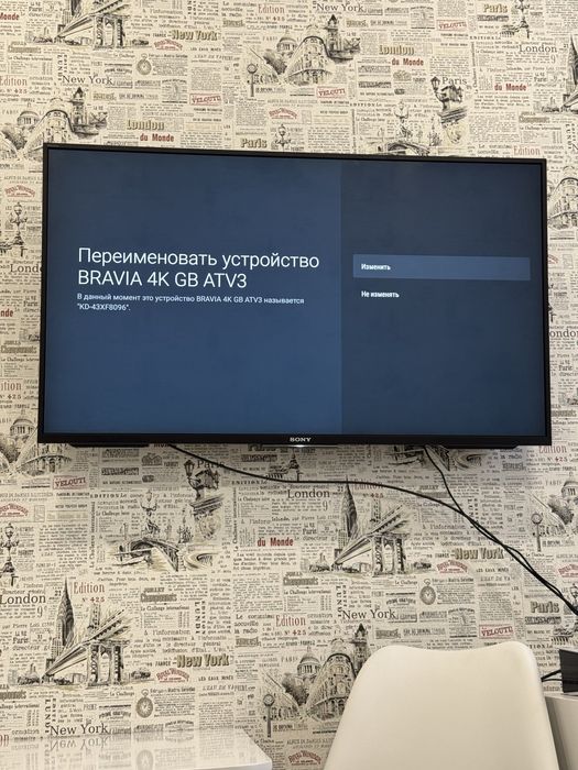 Телевизор Sony KD-43XF8096 — 43” 4K HDR Android TV