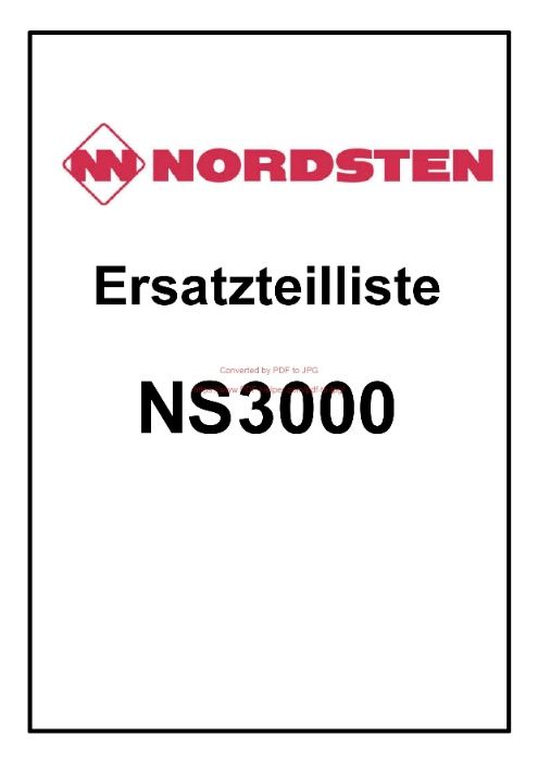 katalog części siewnika Nordsten NS 3000C