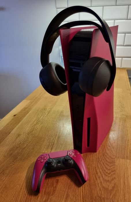 Ps5 z napędem + słuchawki