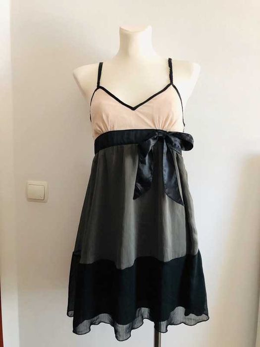 Super sexy sukienka na ramiączkach 34 XS/S wyprzedaż szafy