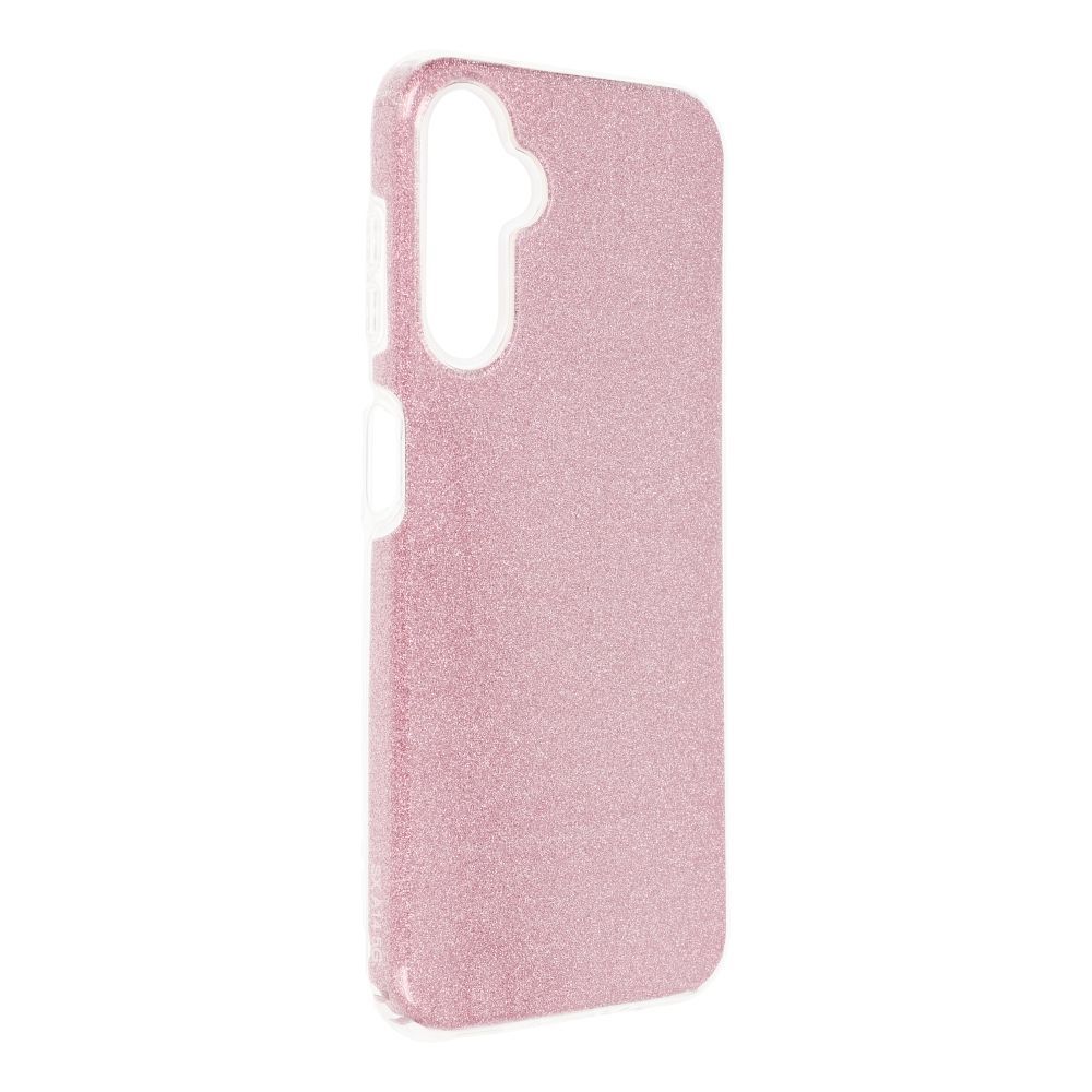 Etui Case Plecki Shining Brokat Samsung Galaxy A14 Róż + Szkło 9H