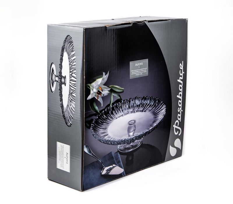 Тортівниця на ніжці Pasabahce Aurora