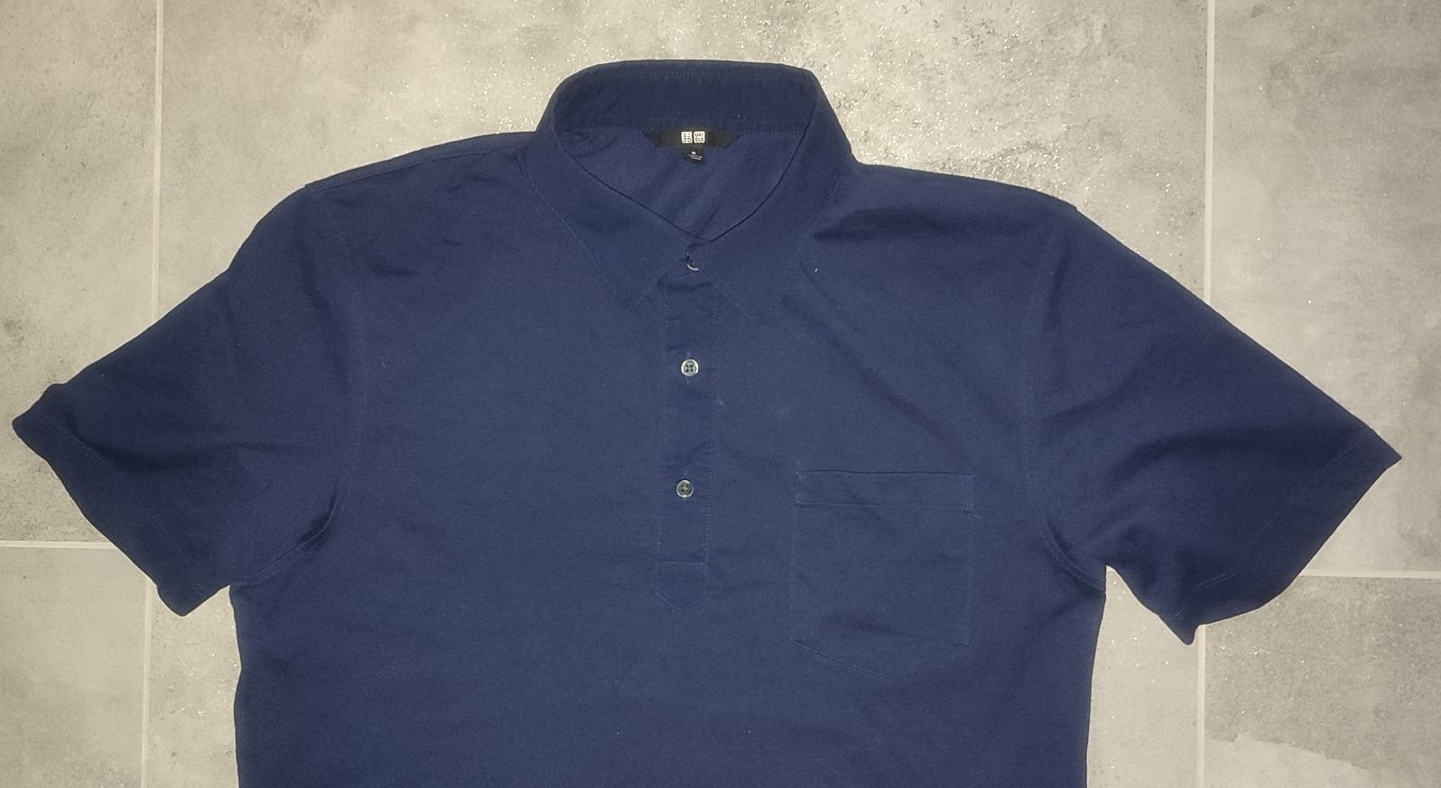 Polo koszulka Uniqlo r. M granat