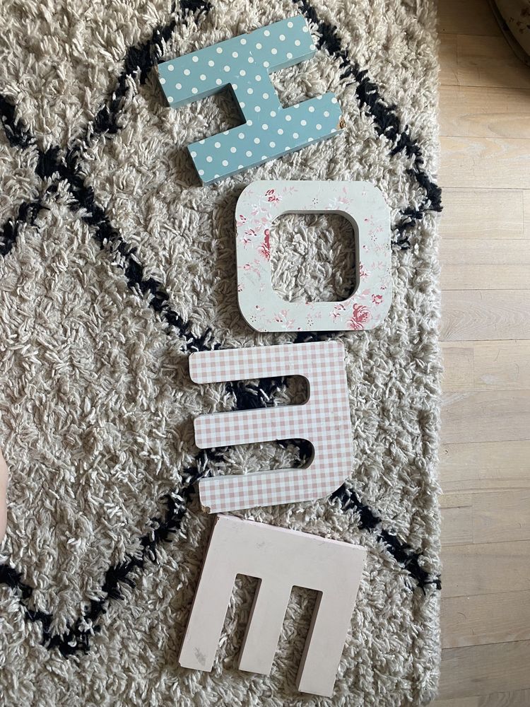 Napis literki home