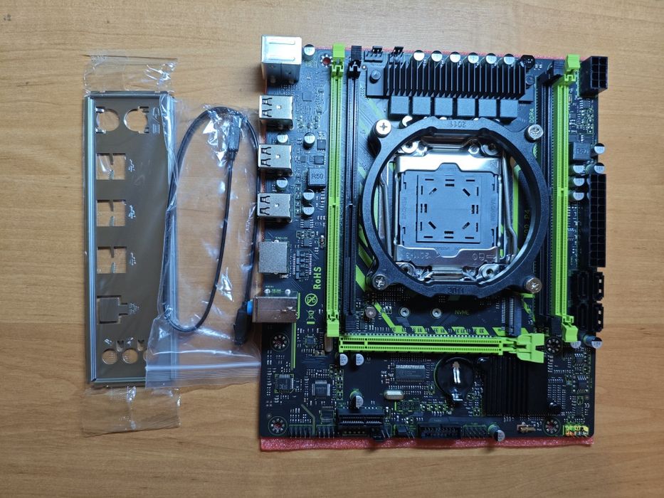 Материнская плата Soyo X99 8d4. Проц Xeon. Кулер.