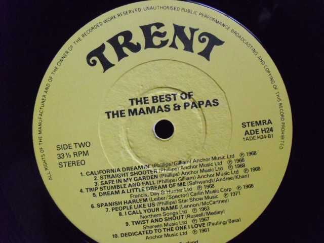 The Mamas & Papas "The Best Of" - płyta winylowa