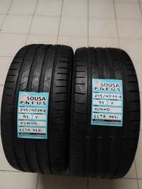 2 pneus semi novos Kumho 245/40R18 97Y Oferta dos portes