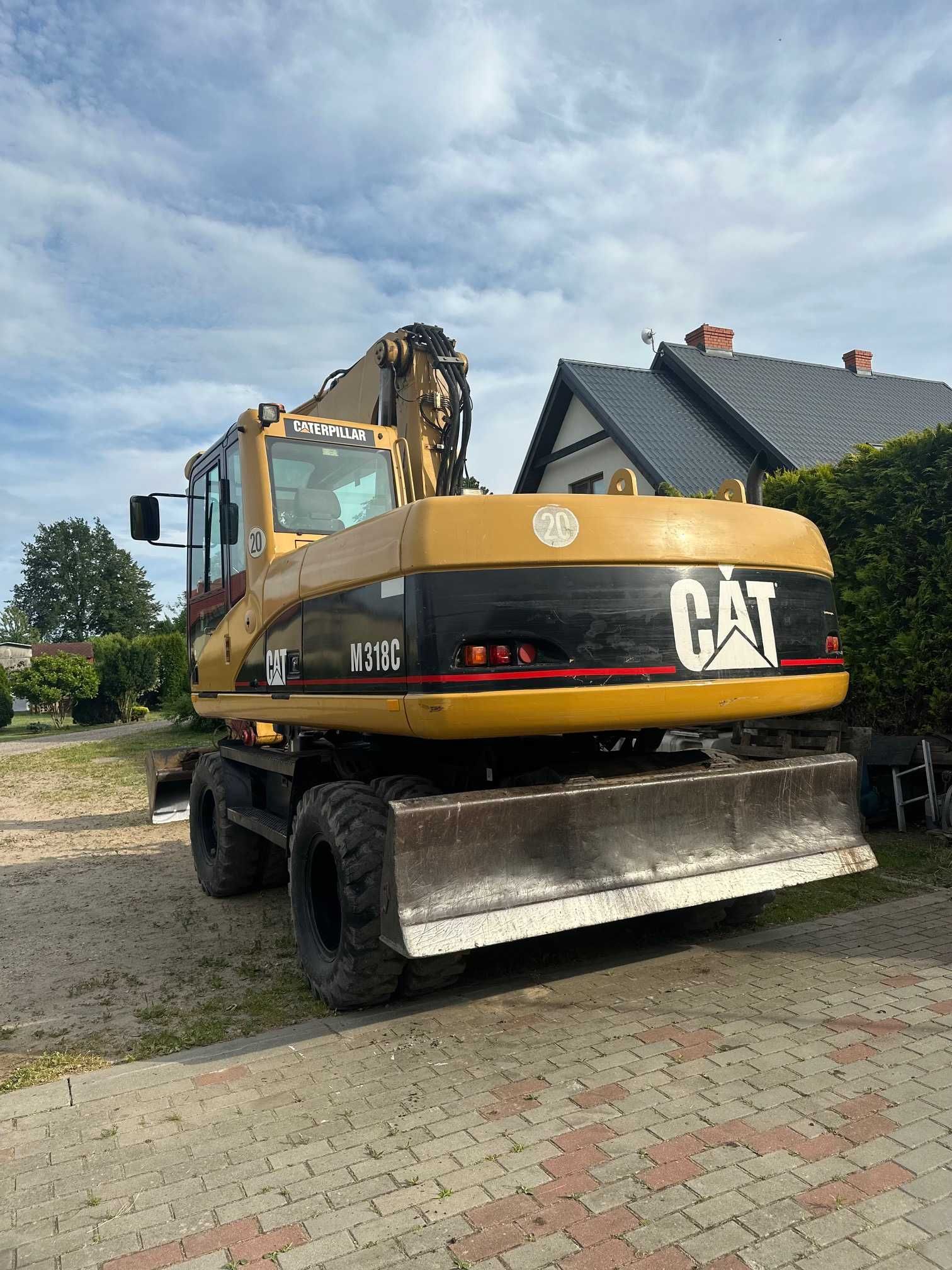 koparka cat m 318c stan igła !