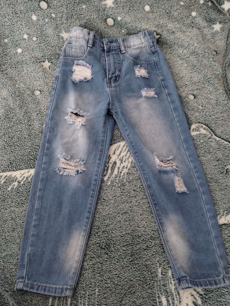 Spodnie jeansy 116 dla chłopca
