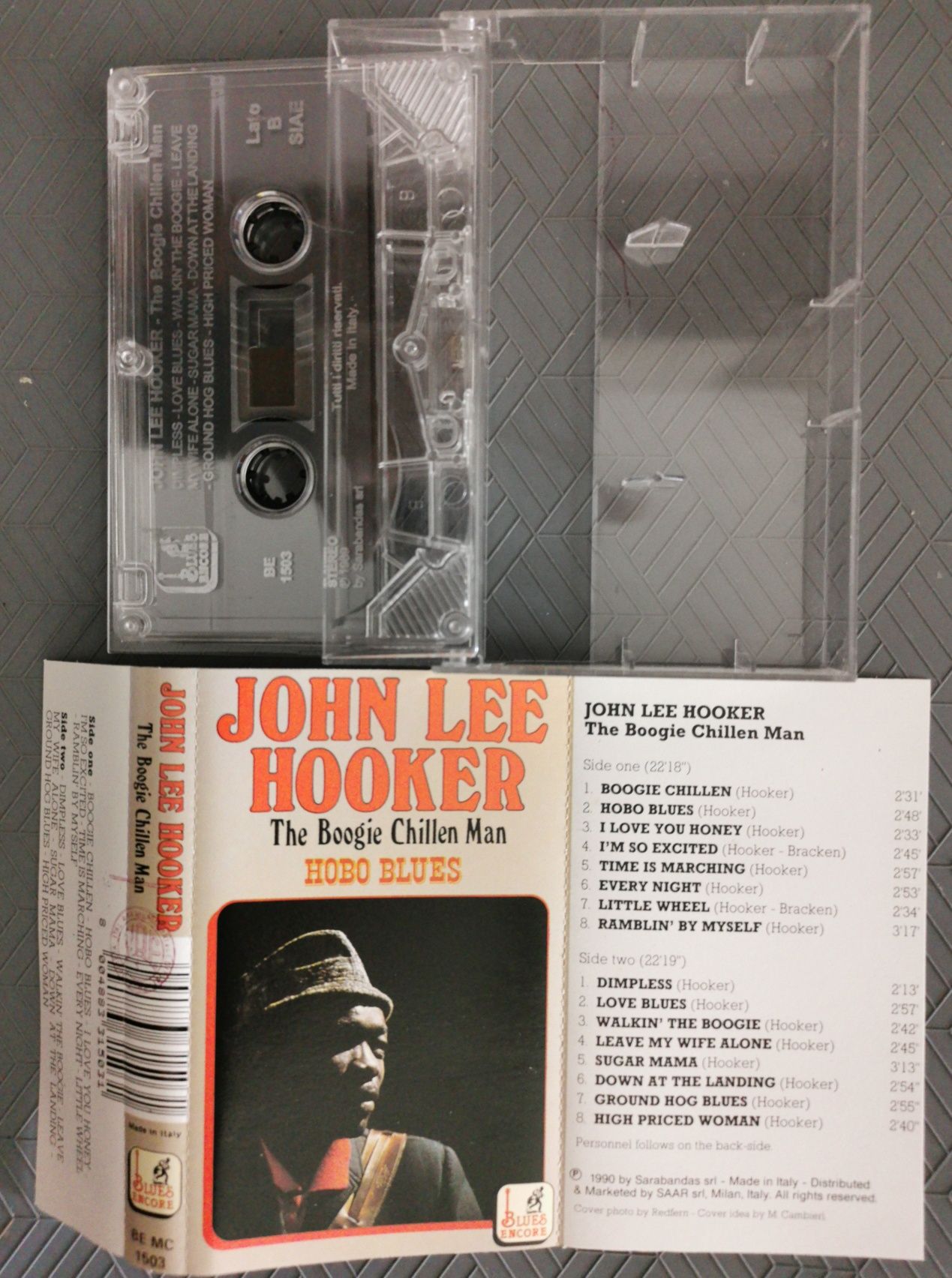 Cassete, John Lee Hooker, The Boogie chillen man