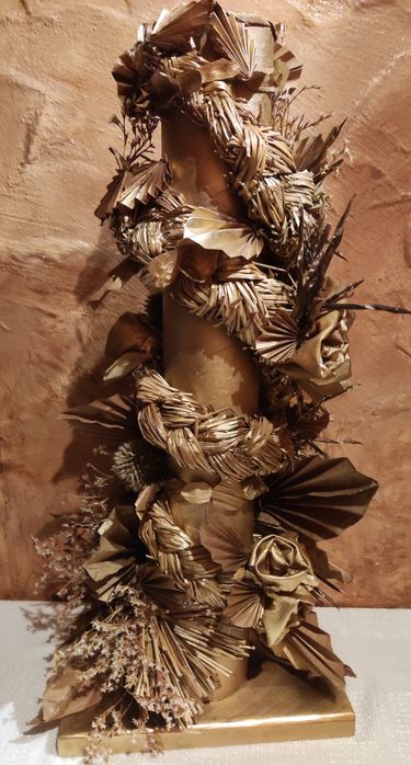 Kompozycja stroik ozdoba świąteczna