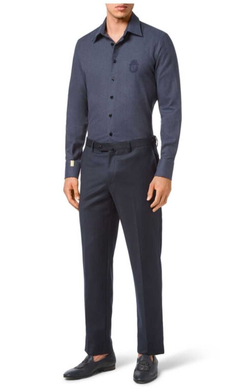 Koszula Billionaire Flannel Shirt Slim Fit Crest XL