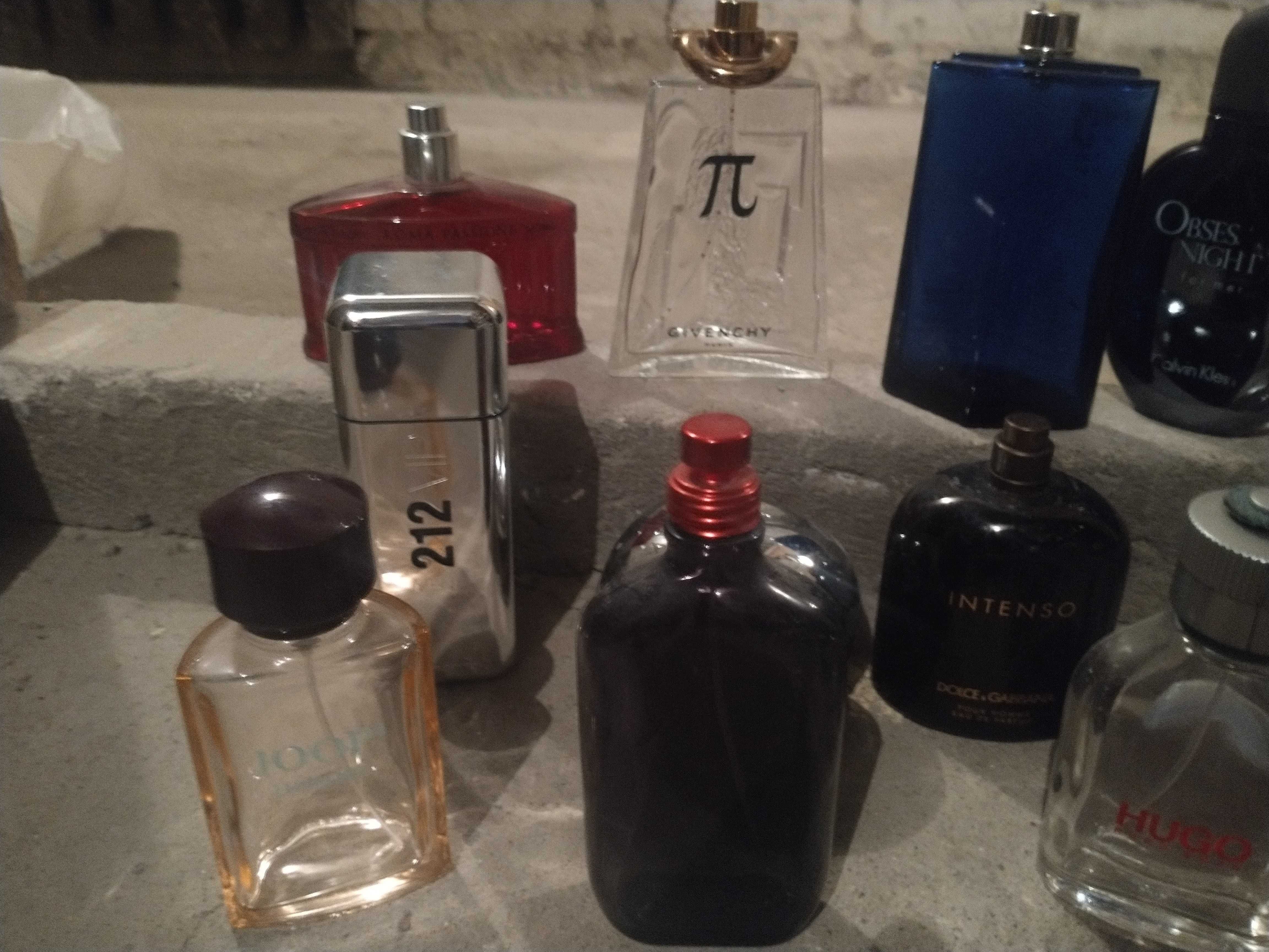 Puste flakony butelki po perfumach
