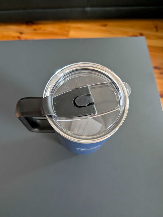 Kubek termiczny stał nierdzewna ze słomką