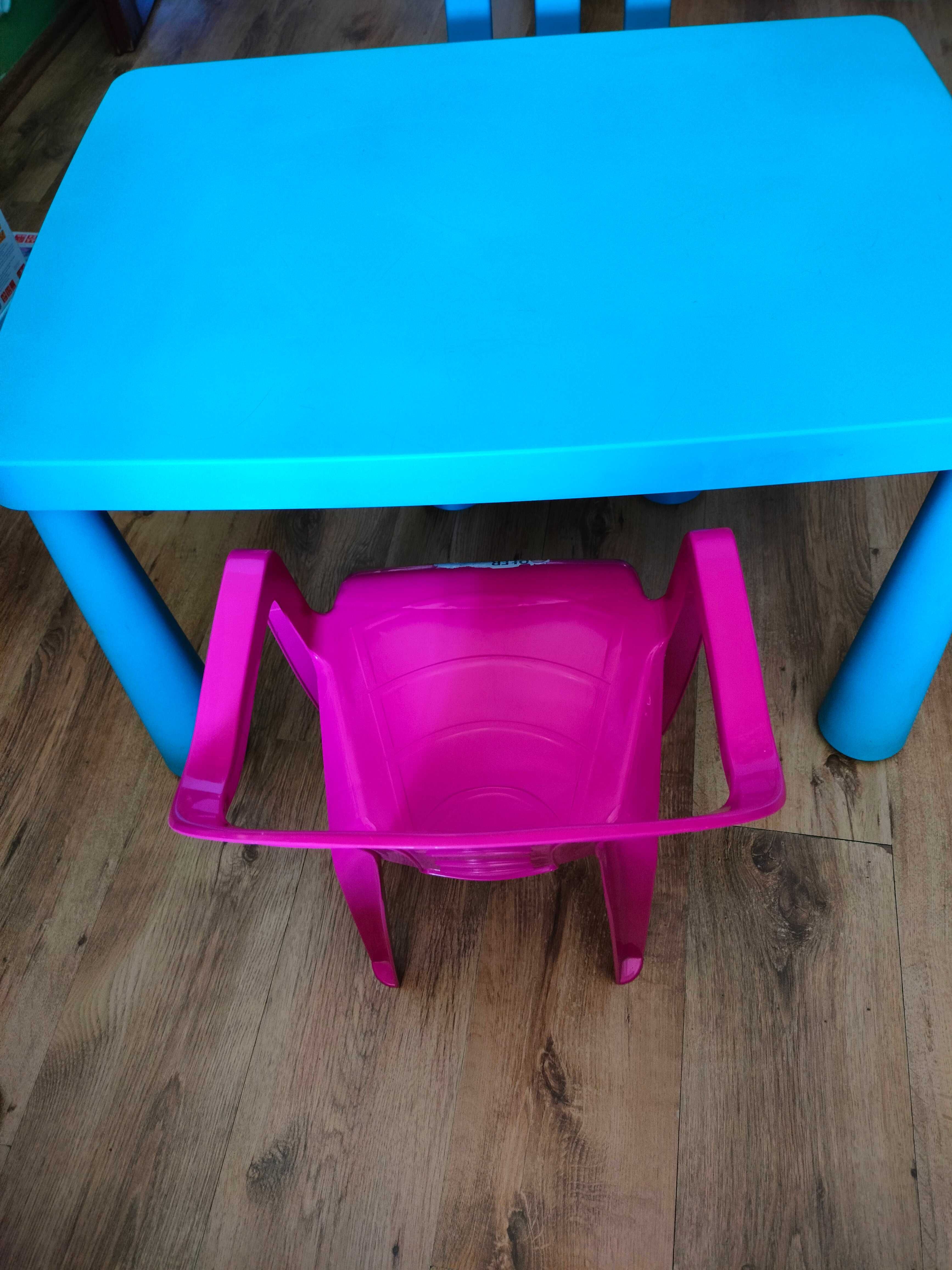 Dziecięcy stół Ikea + 2 krzesła Odbiór osobisty