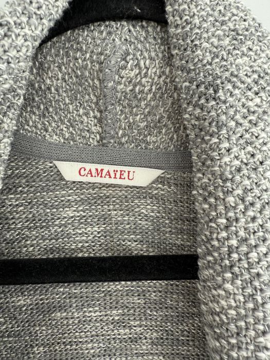 Camaieu sweter kardigan narzutka szary uniwersalny