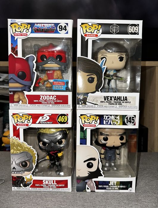Funko Pop Фанко Поп Зодак Персона 5 Vox Machina Ковбой Бибоп Джет
