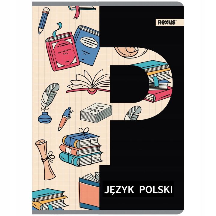 10x Zeszyt Szkolny Przedmiotowy Laminowany Metalizowany Ściągi A5/60 K