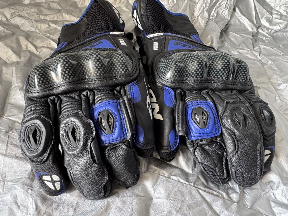 Luvas moto Ixon RS6 Air II azul e preto tamanho XL